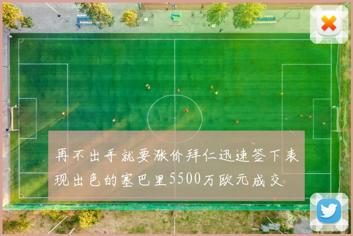 再不出手就要涨价拜仁迅速签下表现出色的塞巴里5500万欧元成交